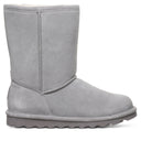Bearpaw Women's Elle Short Boot in Gray Fog - angle view
