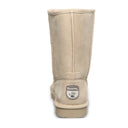 Bearpaw Women's Elle Short Boot in Lemon Pepper - outsole view