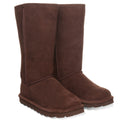 BEARPAW Women's Elle Tall Boot in Chicory worn on foot with casual cold-weather styling for a cozy everyday fall and winter look.