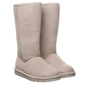 BEARPAW Women's Elle Tall Boot in Mushroom worn on foot with casual cold-weather styling for a cozy everyday look.