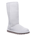 Bearpaw Women's Elle Tall Boot in Winter White - front view