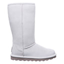 Bearpaw Women's Elle Tall Boot in Winter White - angle view