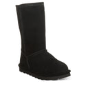BEARPAW Youth Elle Tall Boot in Black, front view
