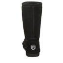 BEARPAW Youth Elle Tall Boot in Black, outsole view