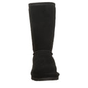 BEARPAW Youth Elle Tall Boot in Black, detail view