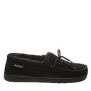 Bearpaw Men's Moc II Wide Slipper in Black - angle view