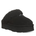 Bearpaw Women's Retro Loki Slipper - Black/Black - front view