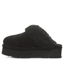 Bearpaw Women's Retro Loki Slipper - Black/Black - side view