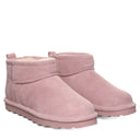 BEARPAW Women's Shorty Boot in Peony worn on foot with casual cold-weather styling for a cozy everyday look.