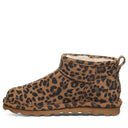 Bearpaw Women's Shorty Exotic Boot in Tobacco Leopard - side view