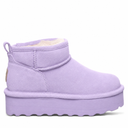 Bearpaw Youth Retro Shorty Boot in Washed Lavender - front view