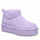 Bearpaw Youth Retro Shorty Boot in Washed Lavender - side view