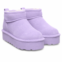 BEARPAW Youth Retro Shorty Boot in Washed Lavender, pair view