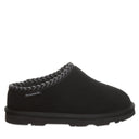 Bearpaw Youth Tabitha Slipper in Black - angle view