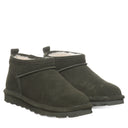BEARPAW Women's Super Shorty Boot in Seaweed worn on foot with casual cold-weather styling for a cozy everyday look.