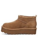 Bearpaw Women's Retro Super Shorty Boot in Hickory - side view