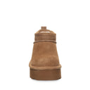 Bearpaw Women's Retro Super Shorty Boot in Hickory - detail close-up