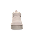 Bearpaw Women's Retro Super Shorty Boot - Mushroom - detail close-up