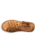 Bearpaw Women's Prominence Faux Leather Sandal in Brown - top view