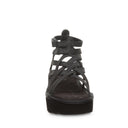 Bearpaw Women's Prominence Faux Leather Sandal in Black - detail close-up