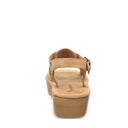Bearpaw Women's Ascend Leather Sandal in Iced Coffee - outsole view