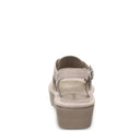 Bearpaw Women's Ascend Leather Sandal in Mushroom - outsole view
