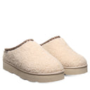 Bearpaw Women's Snuggle Martis Slipper - Oat - lifestyle on-foot