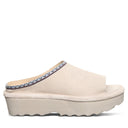 Bearpaw Women's Navigate Suede Sandal in Camel - angle view