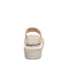Bearpaw Women's Navigate Suede Sandal in Camel - outsole view