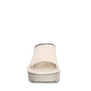 Bearpaw Women's Navigate Suede Sandal in Camel - detail close-up
