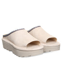 Bearpaw Women's Navigate Suede Sandal in Camel - lifestyle on-foot