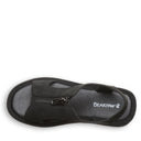 Bearpaw Women's Venice Faux Leather Sandal in Black - top view