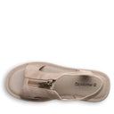 Bearpaw Women's Venice Faux Leather Sandal in Beige - top view