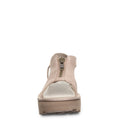 Bearpaw Women's Venice Faux Leather Sandal in Beige - detail close-up
