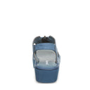Bearpaw Women's Venice Vintage Faux Leather Sandal in Indigo - outsole view