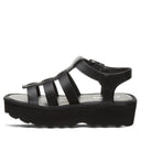 Bearpaw Women's High Seas Sandal in Black - side view