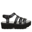 Bearpaw Women's High Seas Sandal in Black - angle view