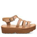 Bearpaw Women's High Seas Sandal in Iced Coffee - angle view