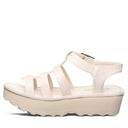 Bearpaw Women's High Seas Sandal in Bone - side view