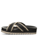 Bearpaw Women's Carina Sandal in Black - side view