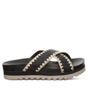 Bearpaw Women's Carina Sandal in Black - angle view