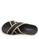 Bearpaw Women's Carina Sandal in Black - top view