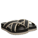 Bearpaw Women's Carina Sandal in Black - lifestyle on-foot