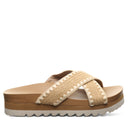 Bearpaw Women's Carina Sandal in Natural - angle view