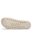 Bearpaw Women's Orion Faux Leather Sandal in Black and White - back view