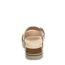 Bearpaw Women's Orion Faux Leather Sandal in Natural - outsole view