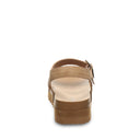 Bearpaw Women's Orion Faux Leather Sandal in Iced Coffee - outsole view