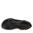Bearpaw Women's Hydra Webbing Sandal in Black - top view