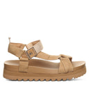 Bearpaw Women's Hydra Webbing Sandal in Iced Coffee - angle view