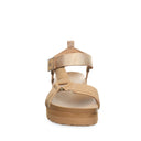 Bearpaw Women's Hydra Webbing Sandal in Iced Coffee - detail close-up